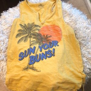 Kids yellow tank top